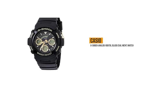 G-SHOCK デジタル腕時計 ブラック Casio G-Shock Analog-Digital Black Dial Men's Watch - G776 (AW